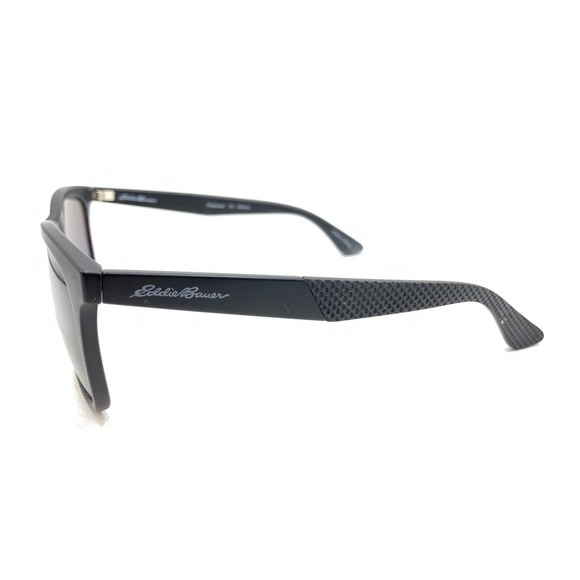 Eddie Bauer EB 39406C Black Sunglasses Gray Lens 54-18 144 Designer Polarized - Picture 7 of 12